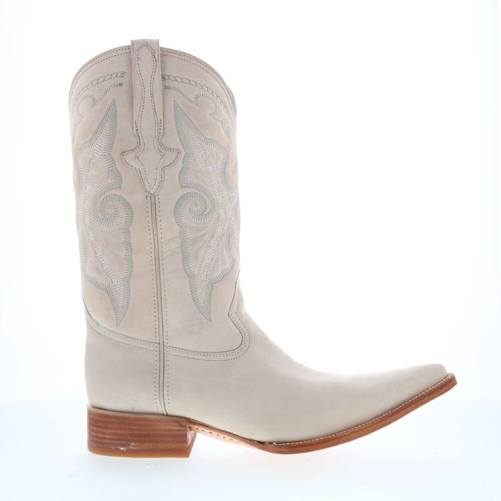 Los Altos Mens Suede Boots XXX-Toe Beige Boots (NWT)